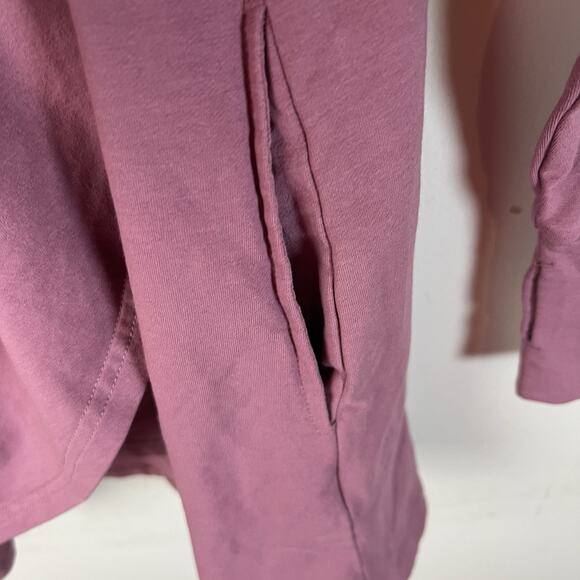 Latched Mama Small Nursing Hoodie Petal Wrap Front Pockets Sweatshirt EUC - Picture 6 of 8